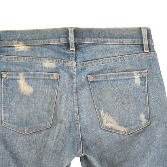 Frame Denim Le Garçon Distressed Jeans Size 24 - Picture 3 of 11